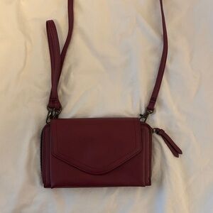 Elegant Burgundy Crossbody Bag